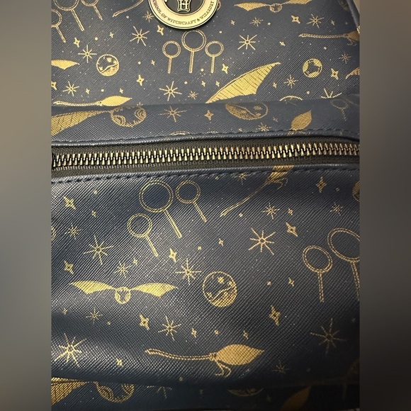 Harry Potter Navy & Gold Quidditch Mini Backpack - Picture 5 of 10